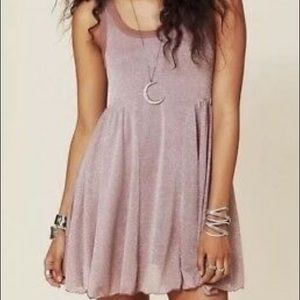 Free People Sparkly Mini Dress